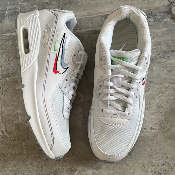 New Nike Air Max 90 white sneakers shoes - Picture 3 of 8
